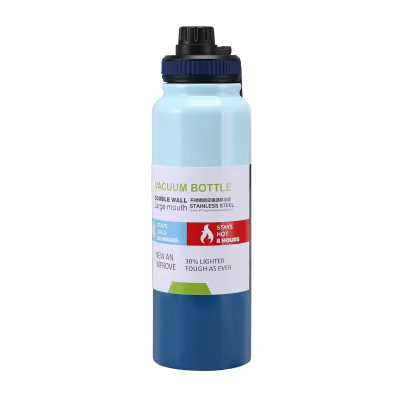 1000ml Stainless Steel Vacuum Flask – Large Capacity Insulated Water Bottle