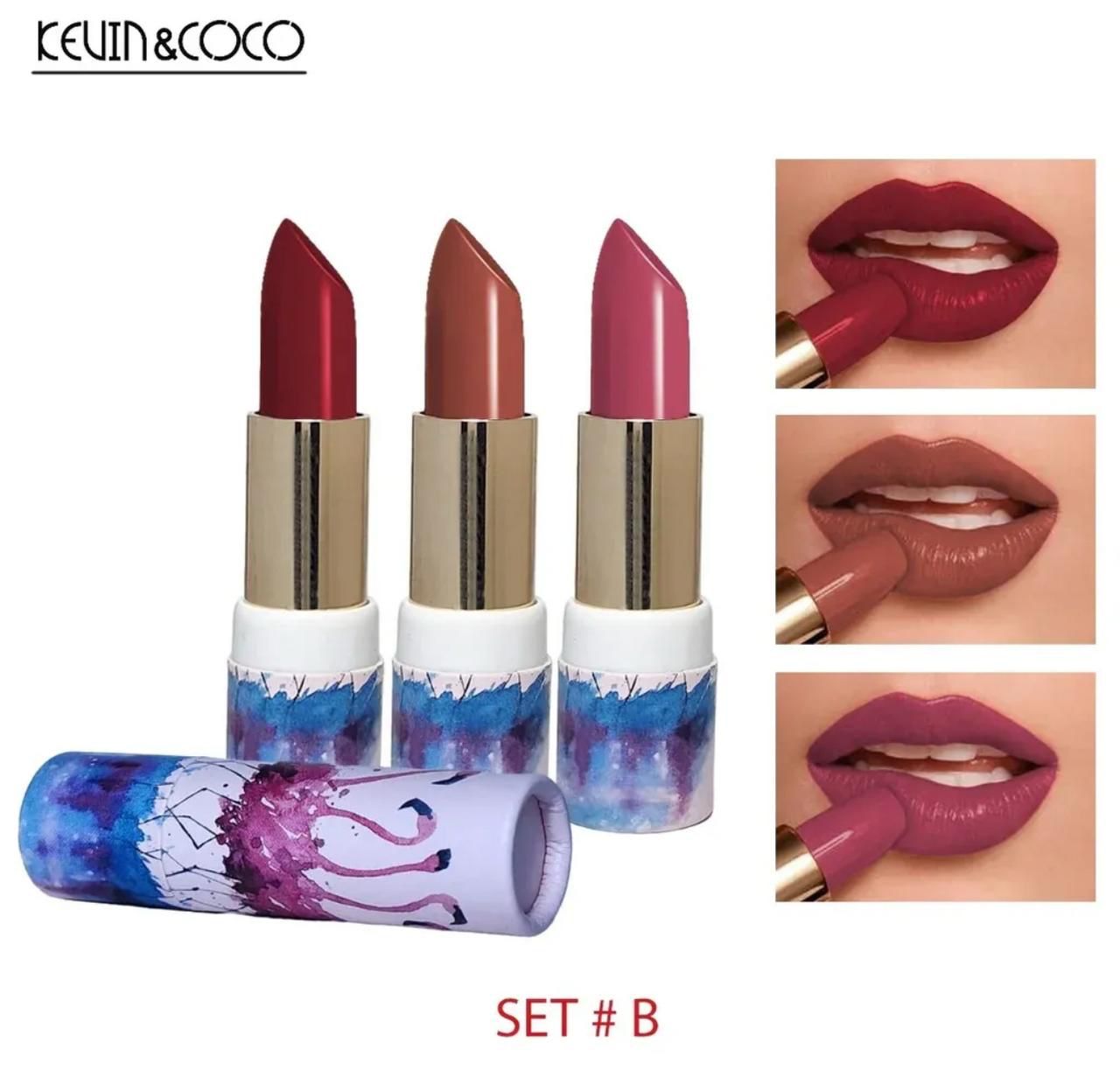 KEVIN&COCO Matte Lipstick Set