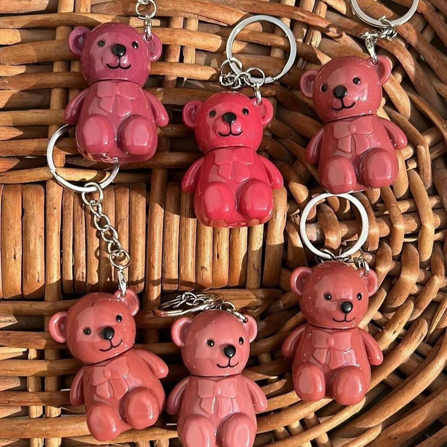 Mocullare Teddy Bear Matte Lip Gloss (6 Pcs)