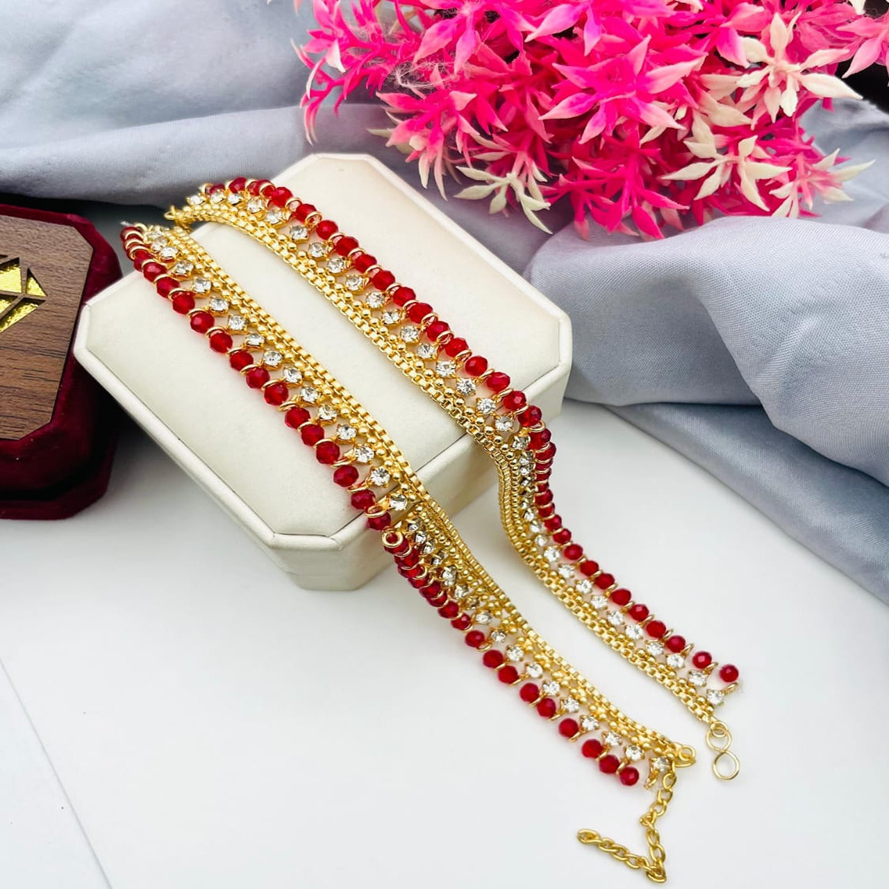 Gold Plated Zircon Pazeb