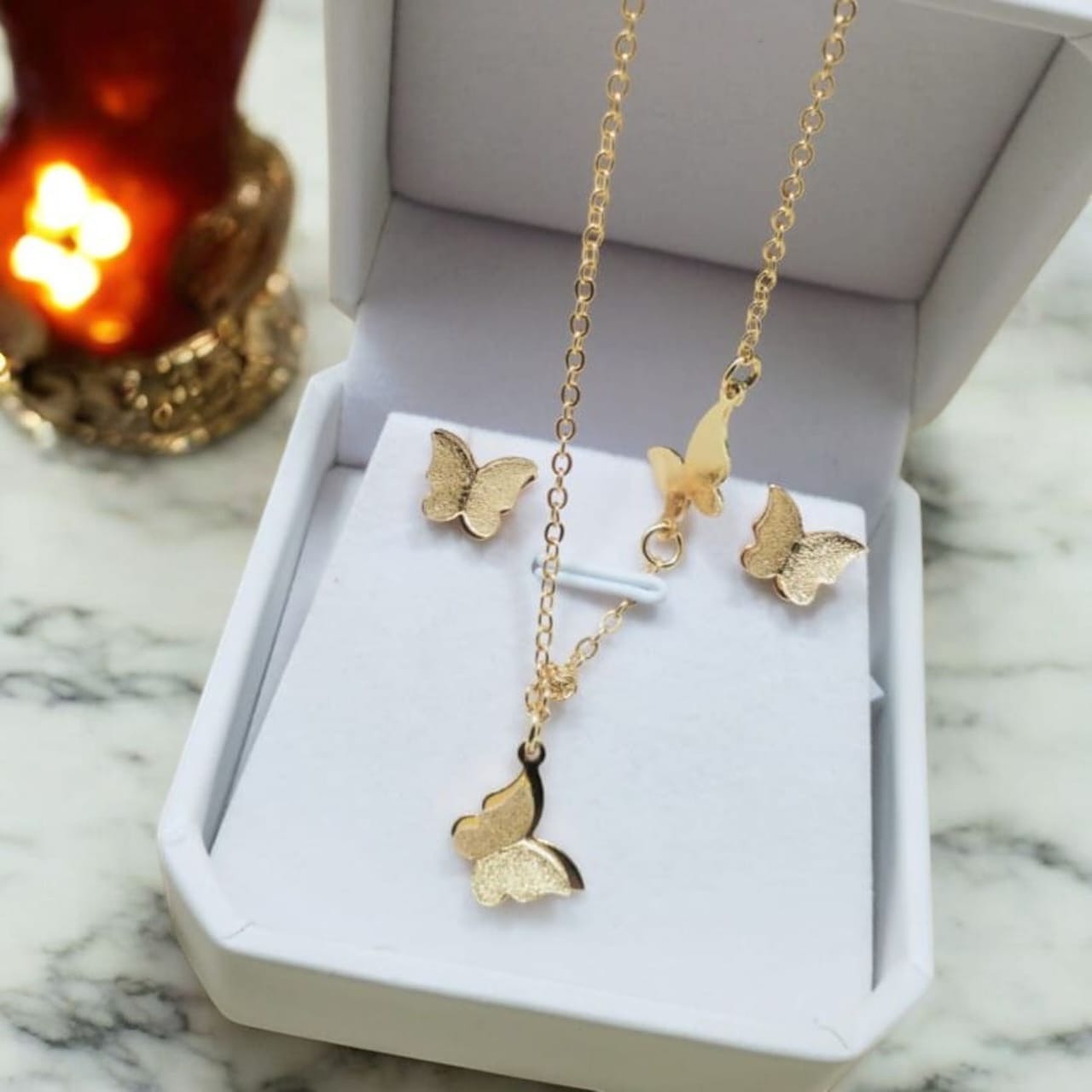 Butterfly Locket Set