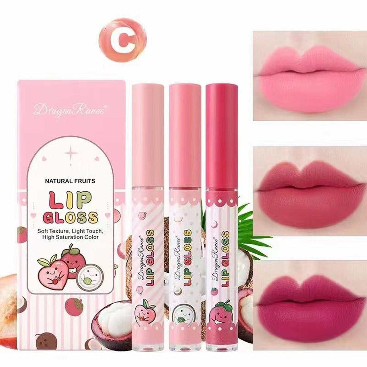 Dragon Ranee Lip Gloss – 3-Piece Pack