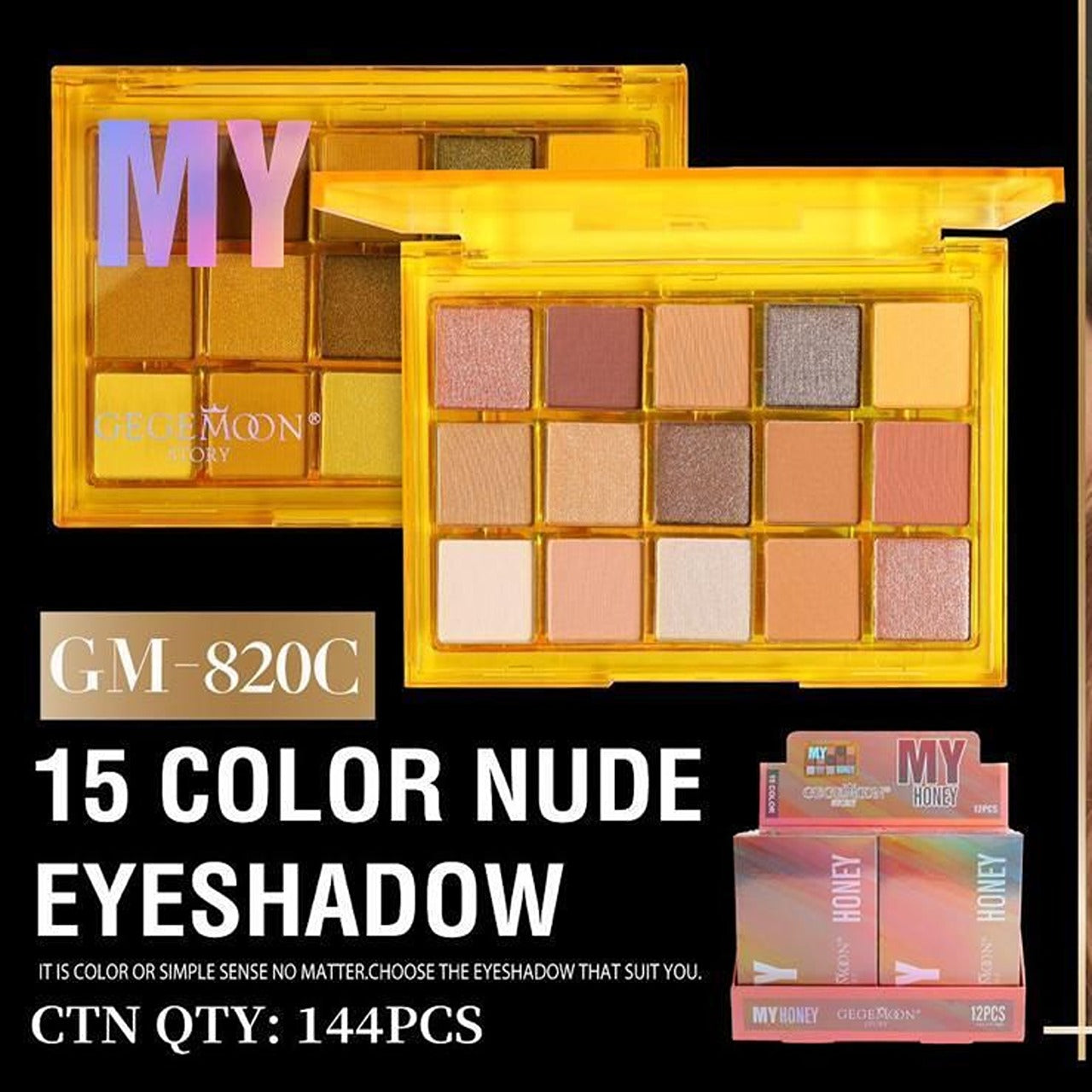 15 color eyeshadow palette