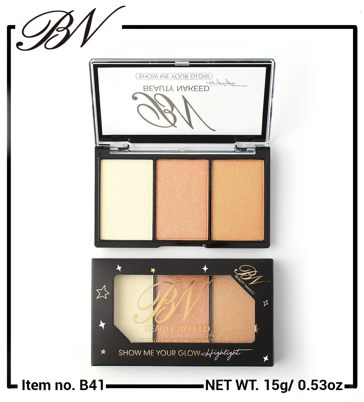 Beauty Naked 3 in 1 Highlighter