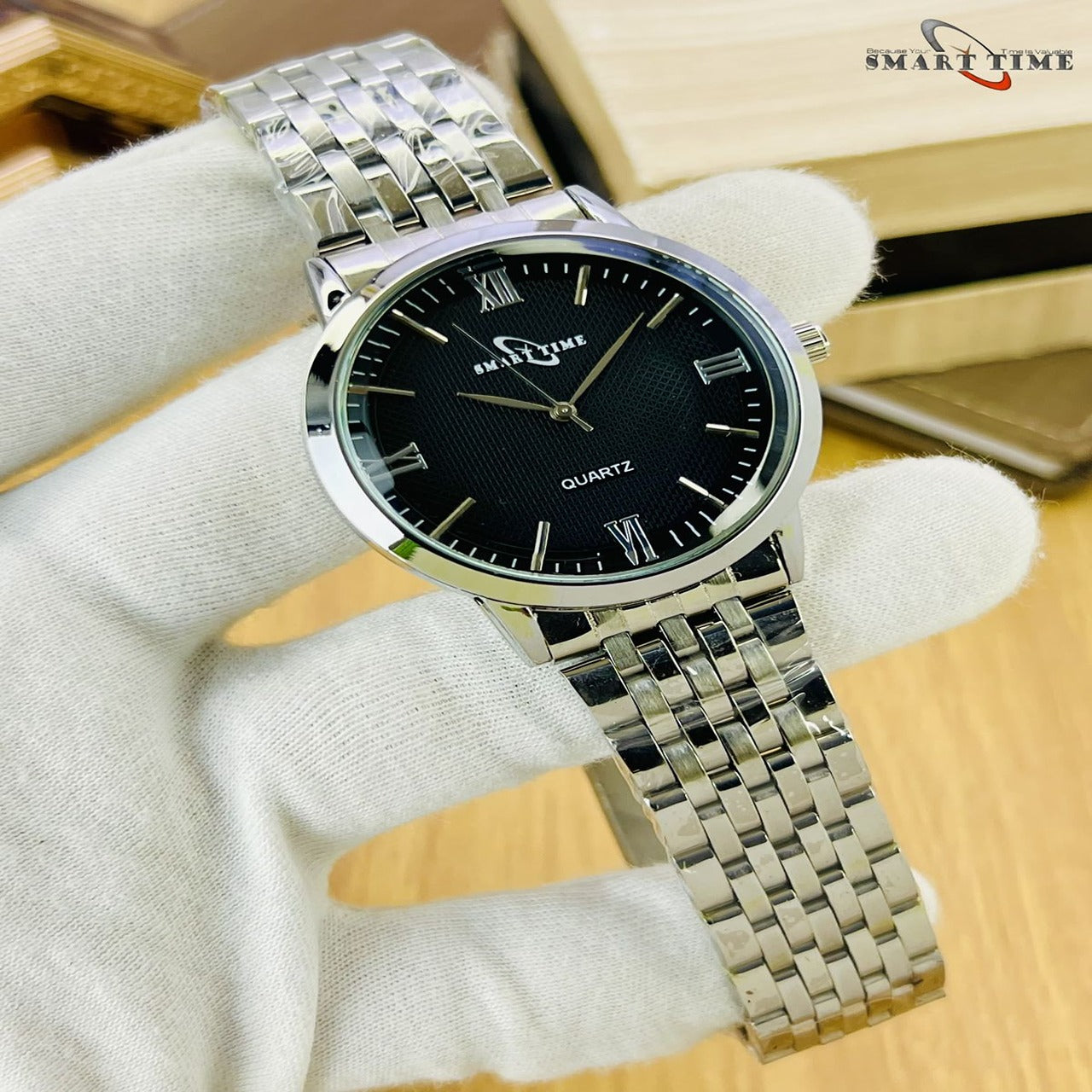 Smart Time men's steel watch