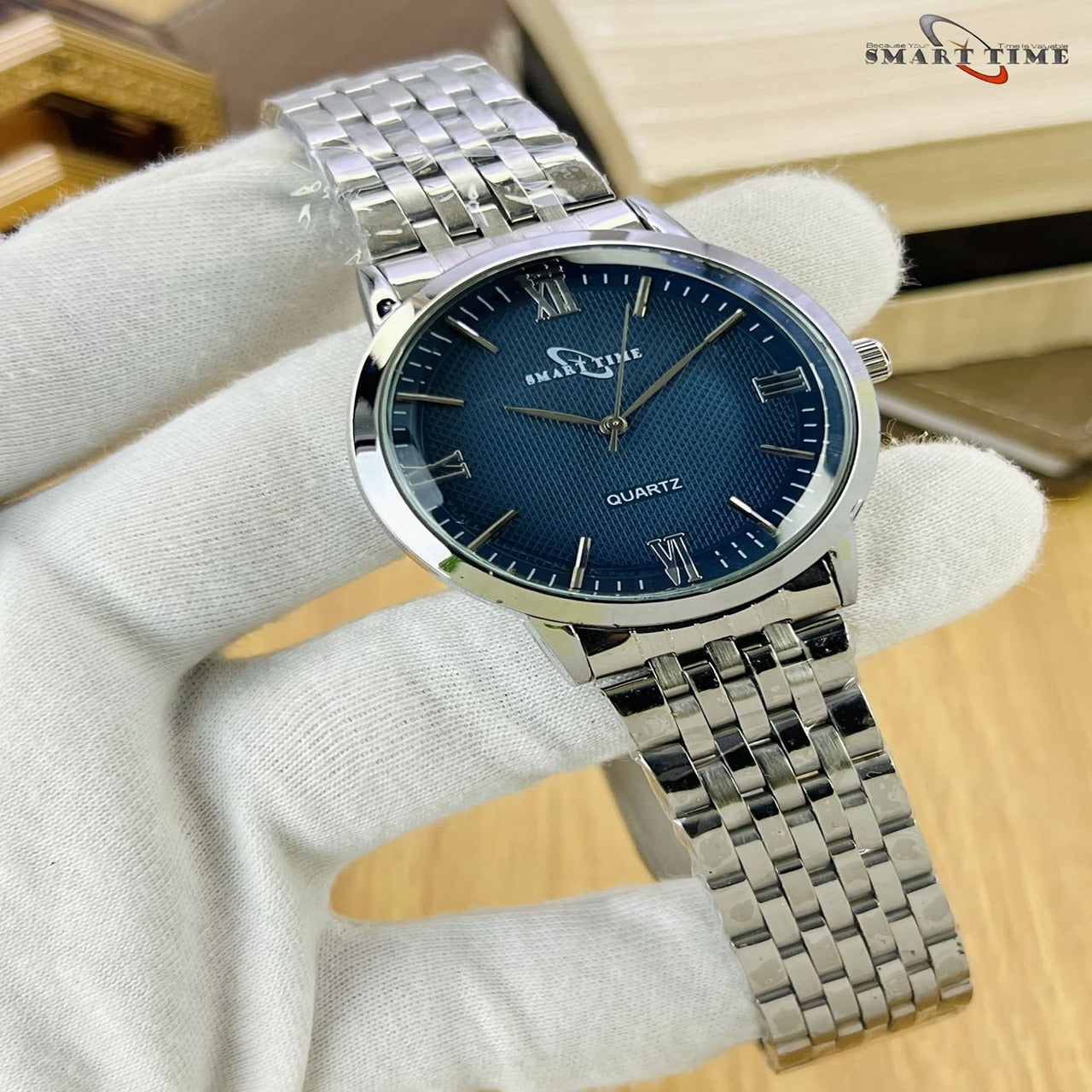 Smart Time men's steel watch