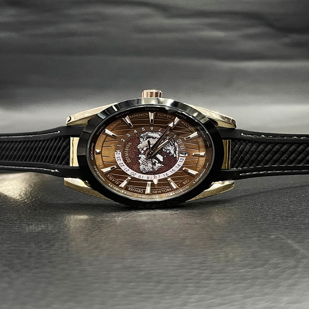 Omega Seamaster world time watch
