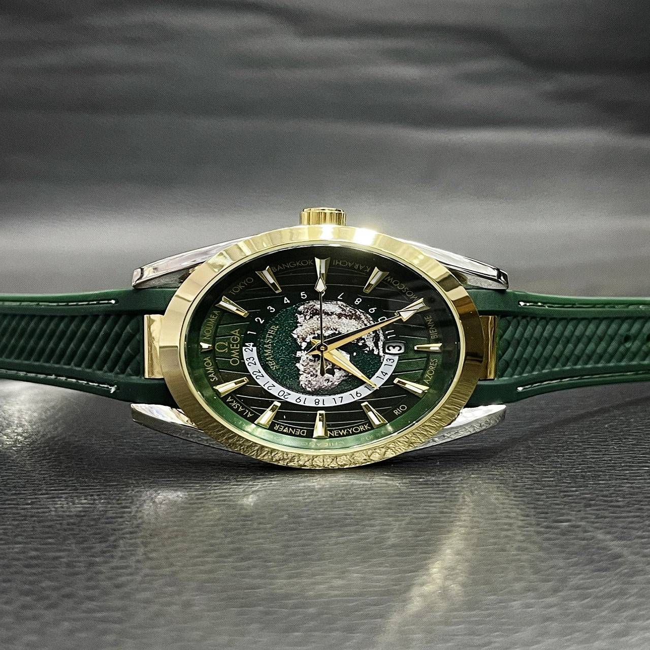 Omega Seamaster world time watch