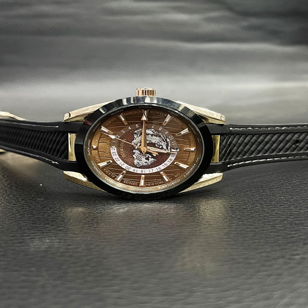 Omega Seamaster world time watch