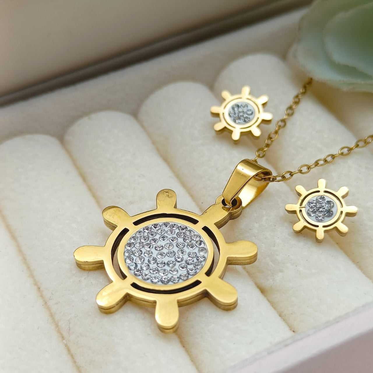 Stainless Steel Locket Set