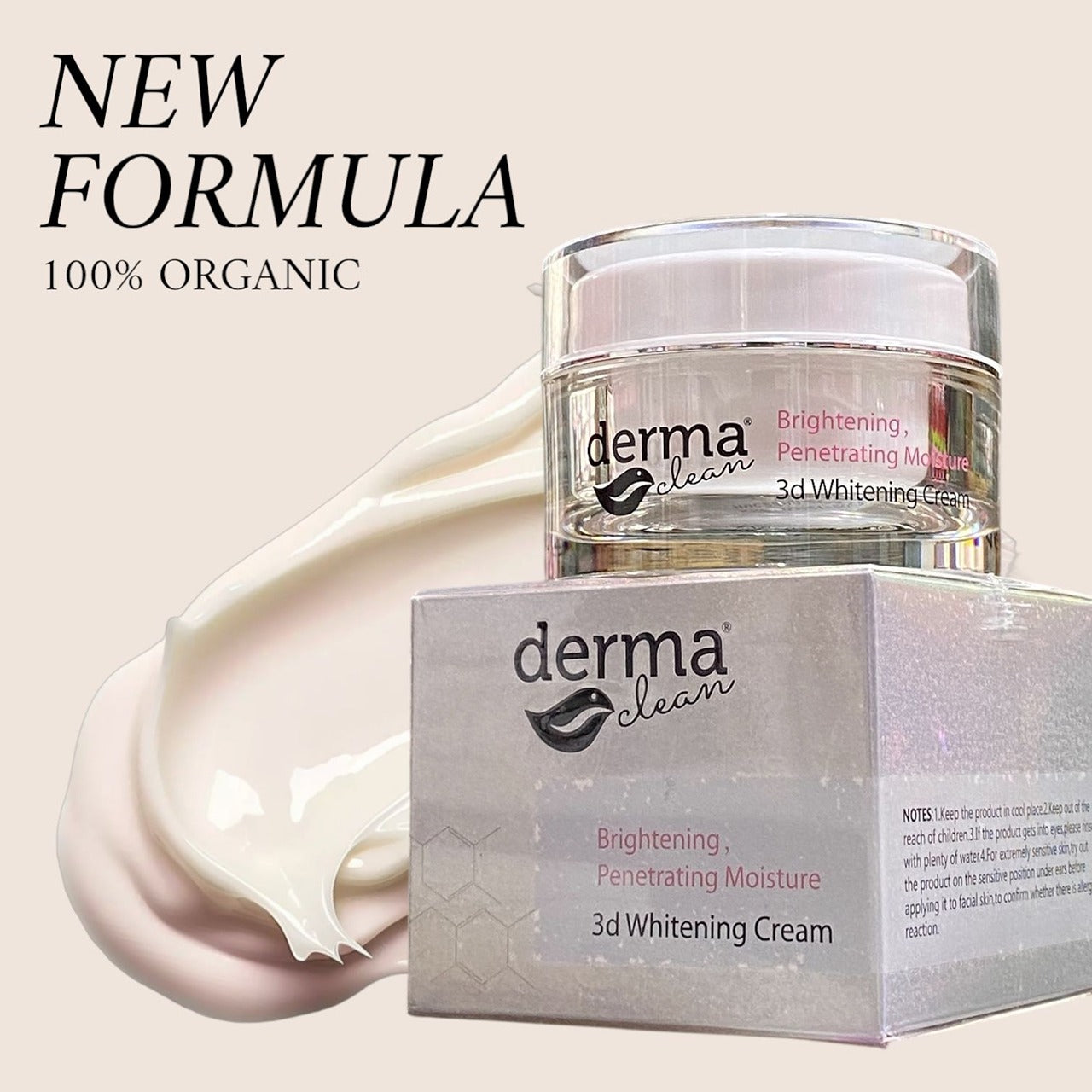 Derma Clean 3D Whitening Cream