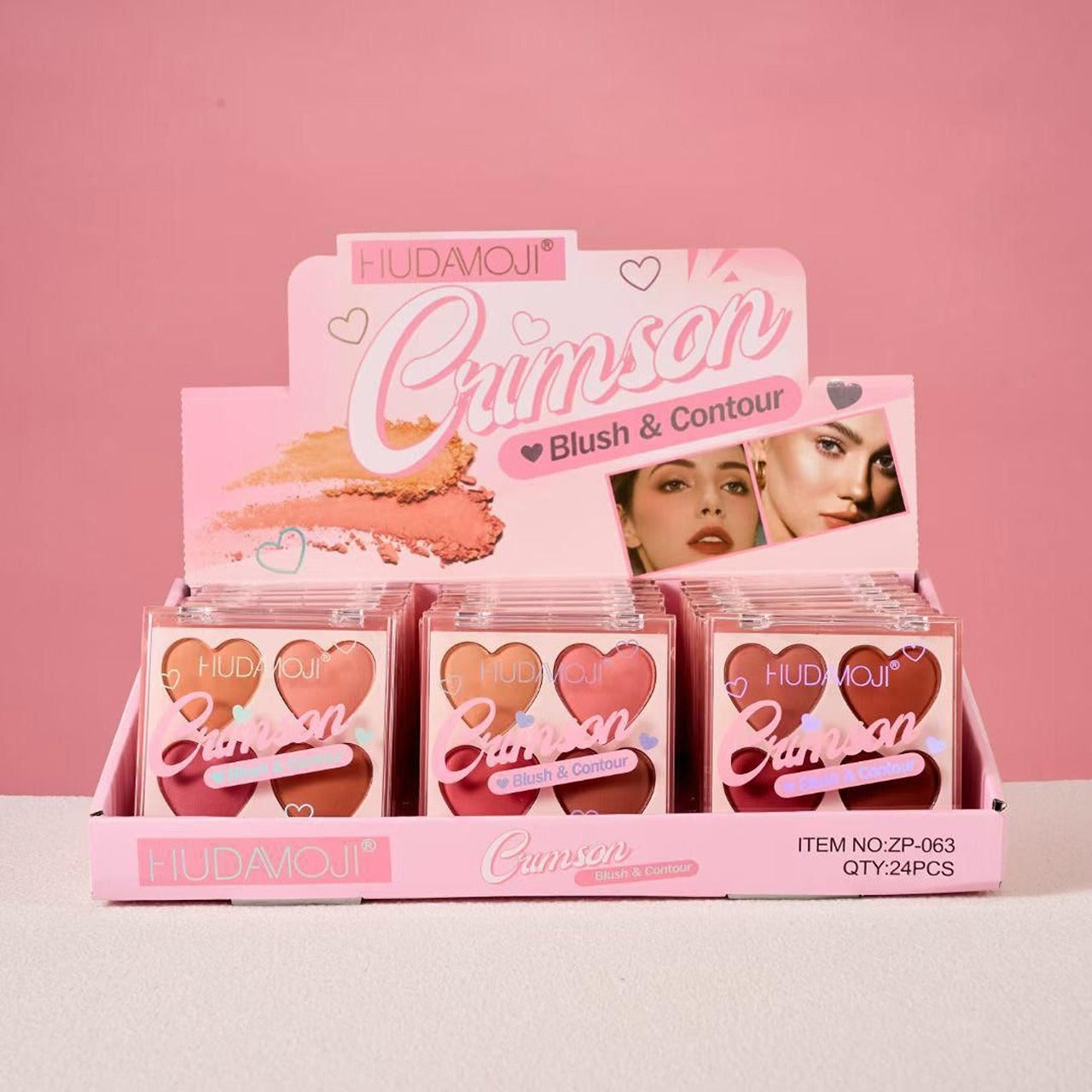 HUJAMOJI 4‑in‑1 Blush