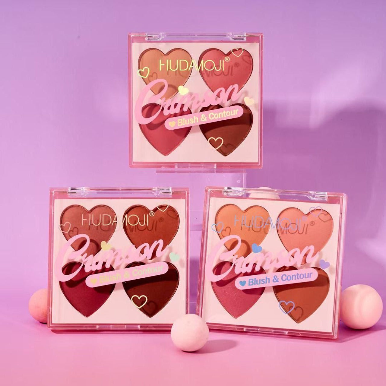 HUJAMOJI 4‑in‑1 Blush