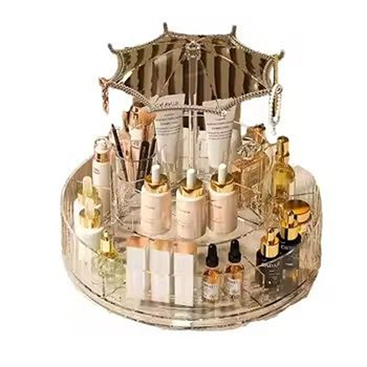 360 rotating cosmetics storage box