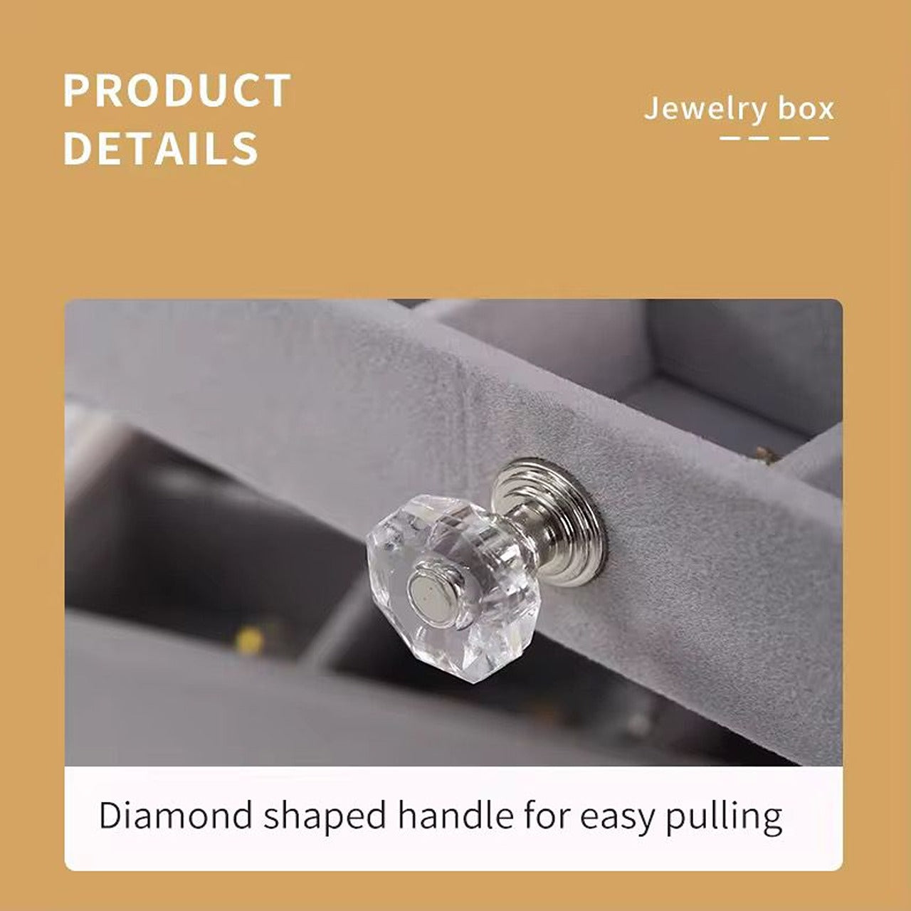 3-layer jewelry storage box