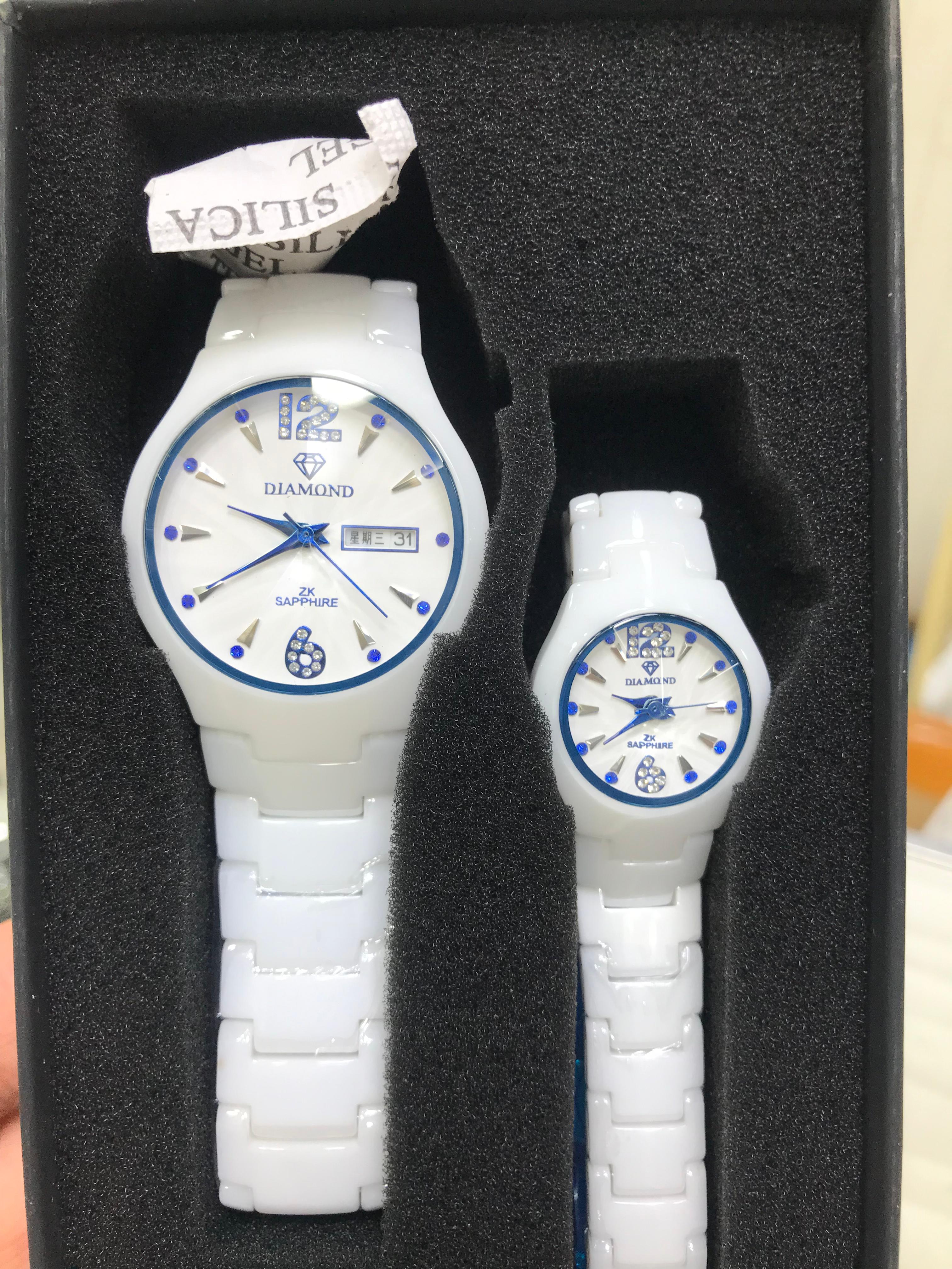 Diamond Brand Original White Ceramic Watch