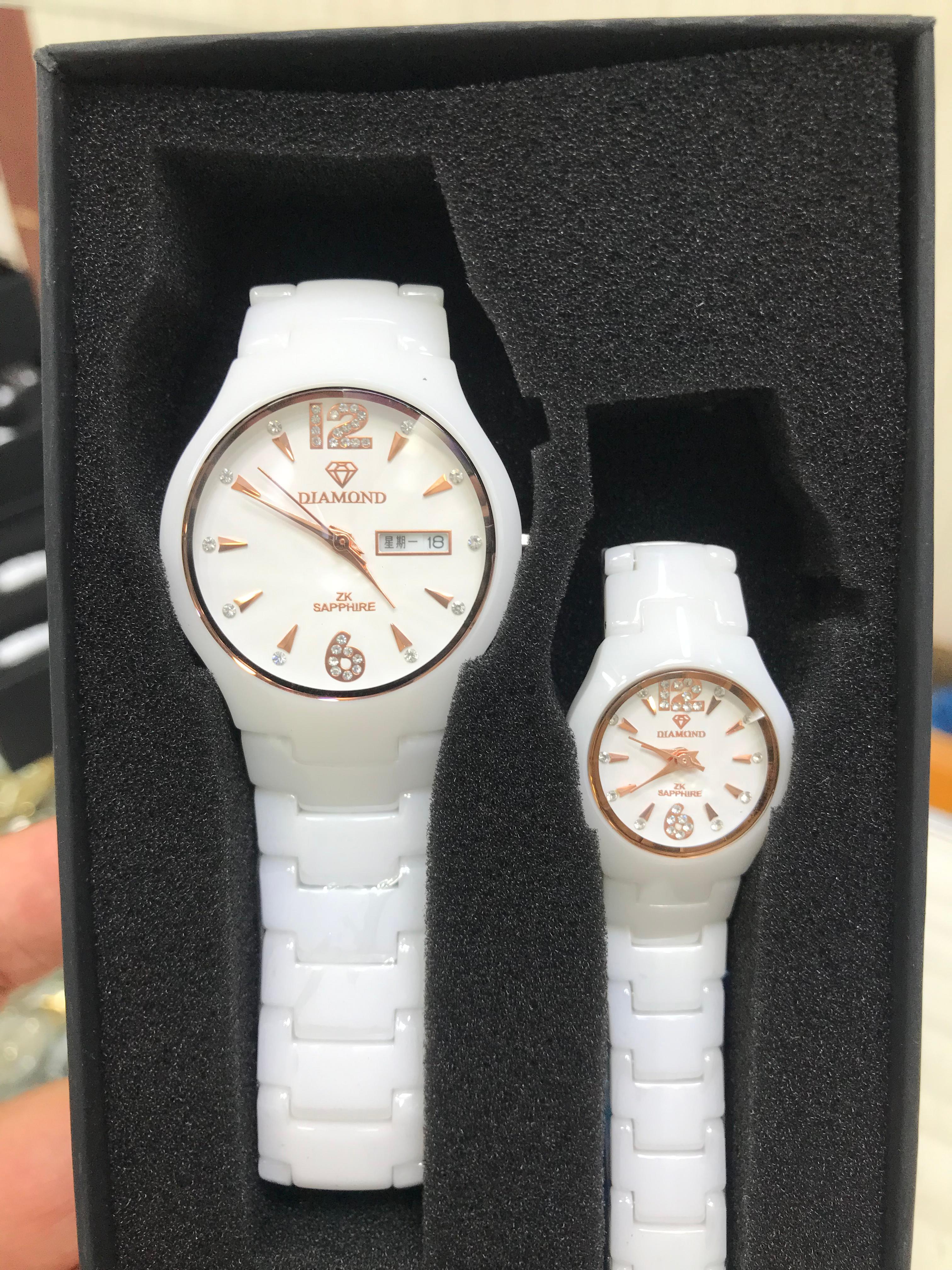 Diamond Brand Original White Ceramic Watch