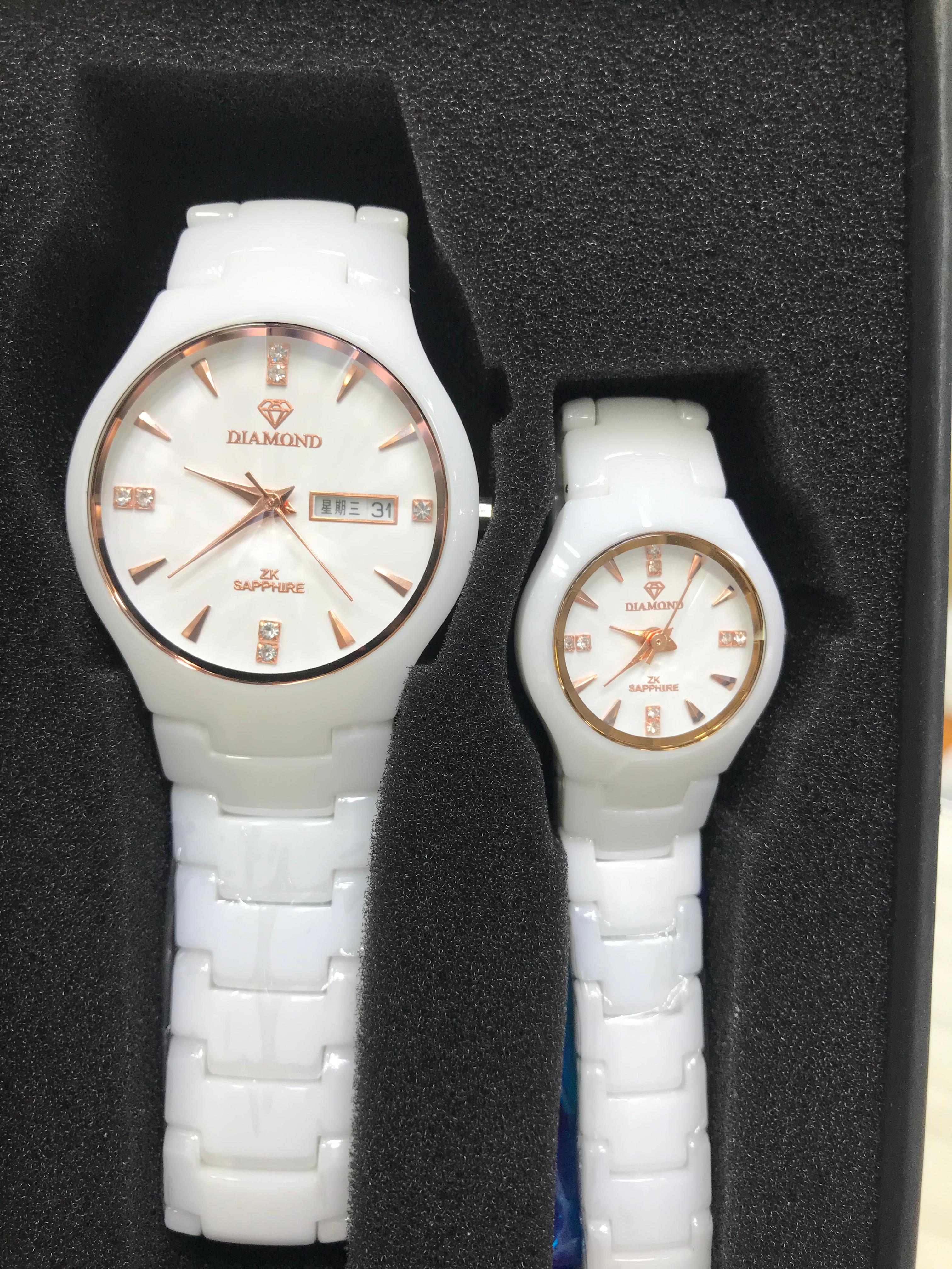 Diamond Brand Original White Ceramic Watch