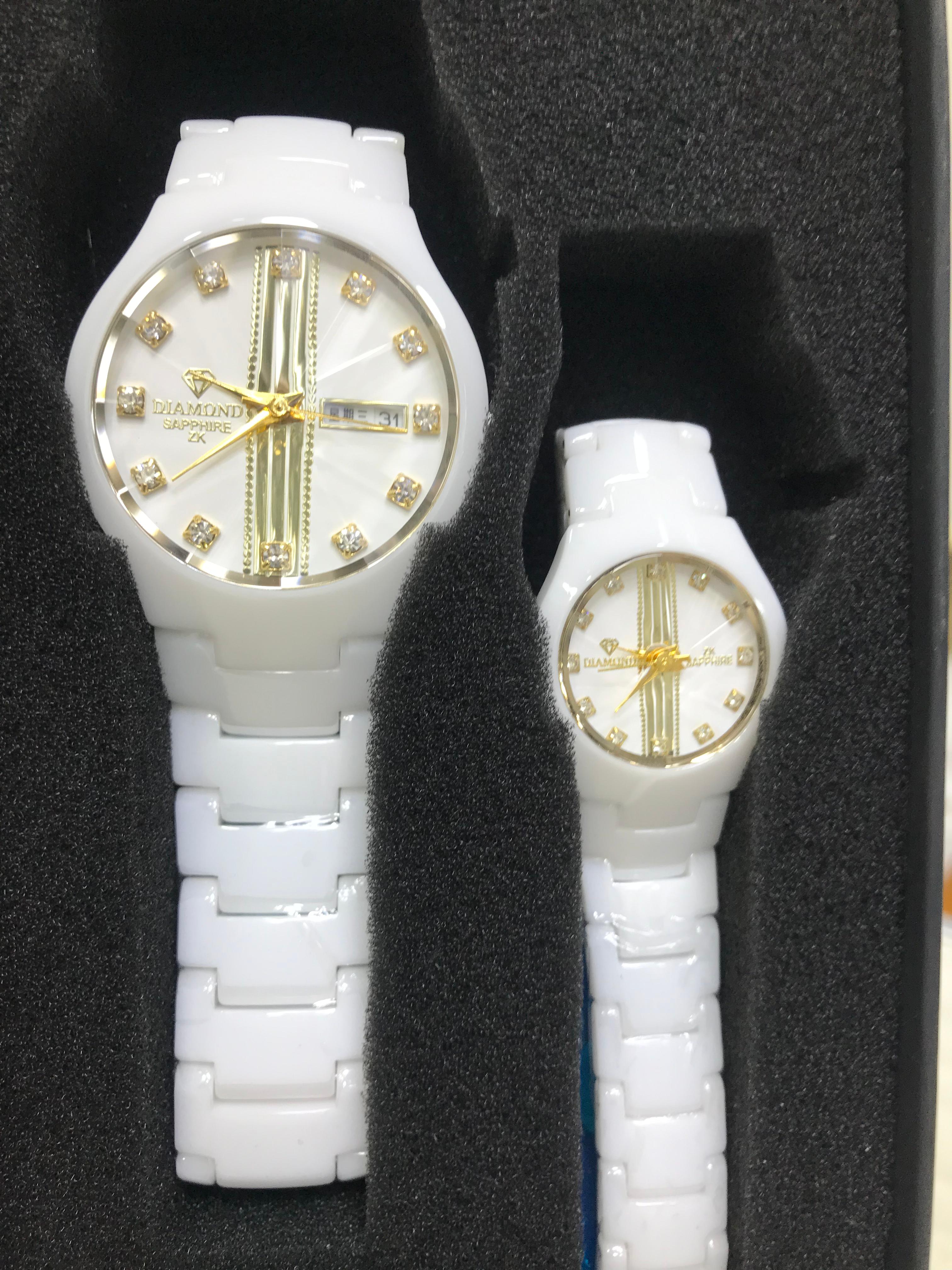 Diamond Brand Original White Ceramic Watch