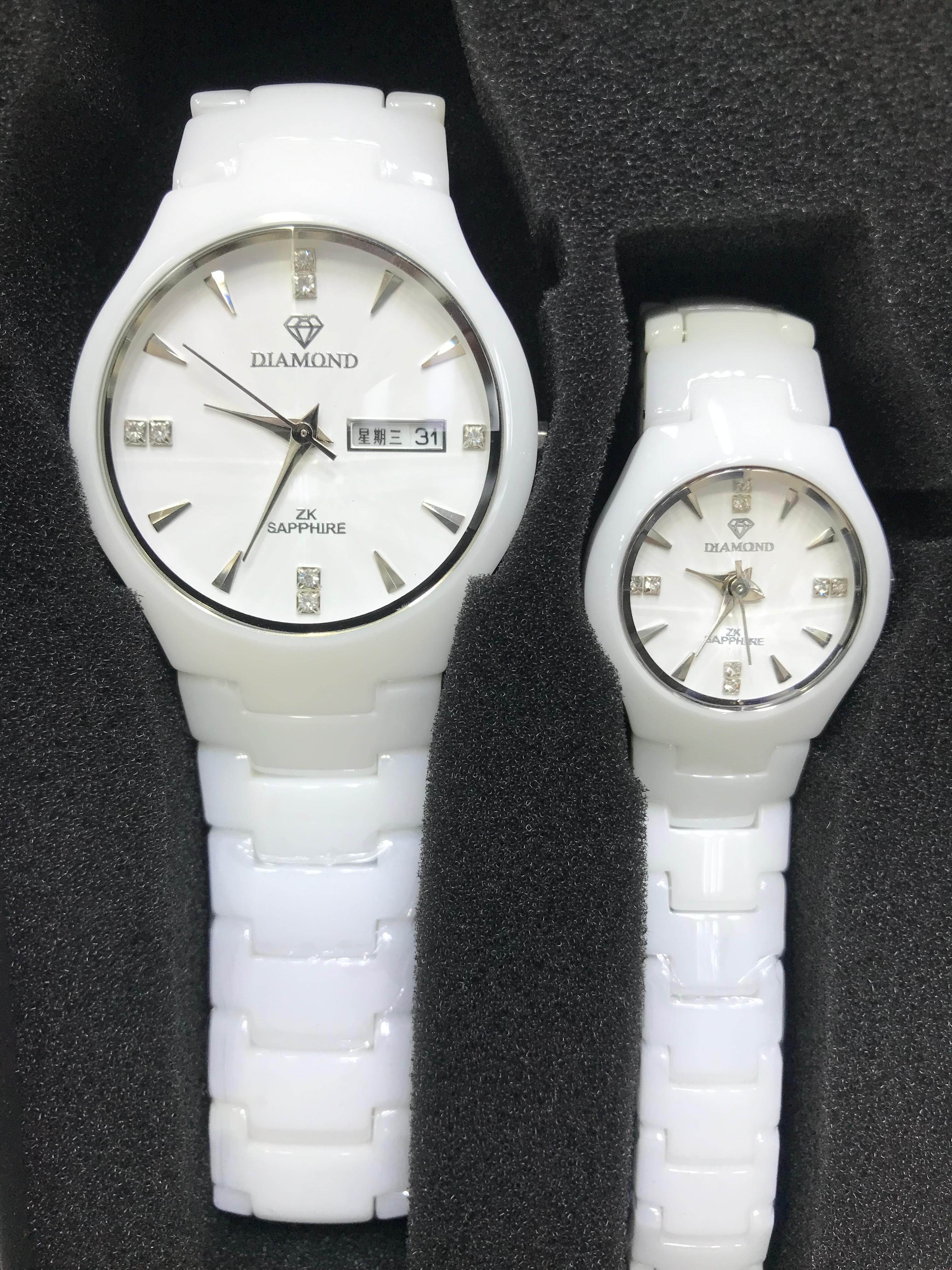 Diamond Brand Original White Ceramic Watch