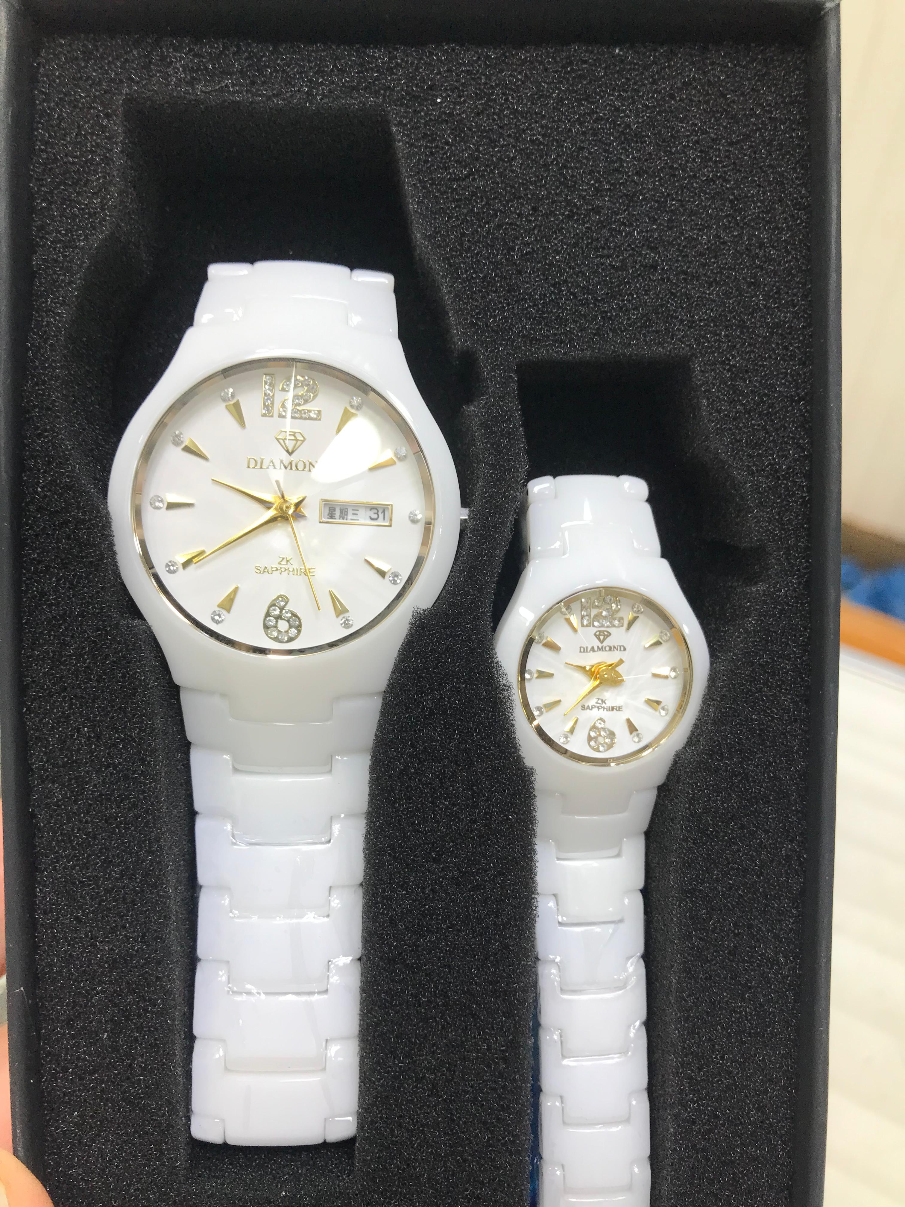Diamond Brand Original White Ceramic Watch
