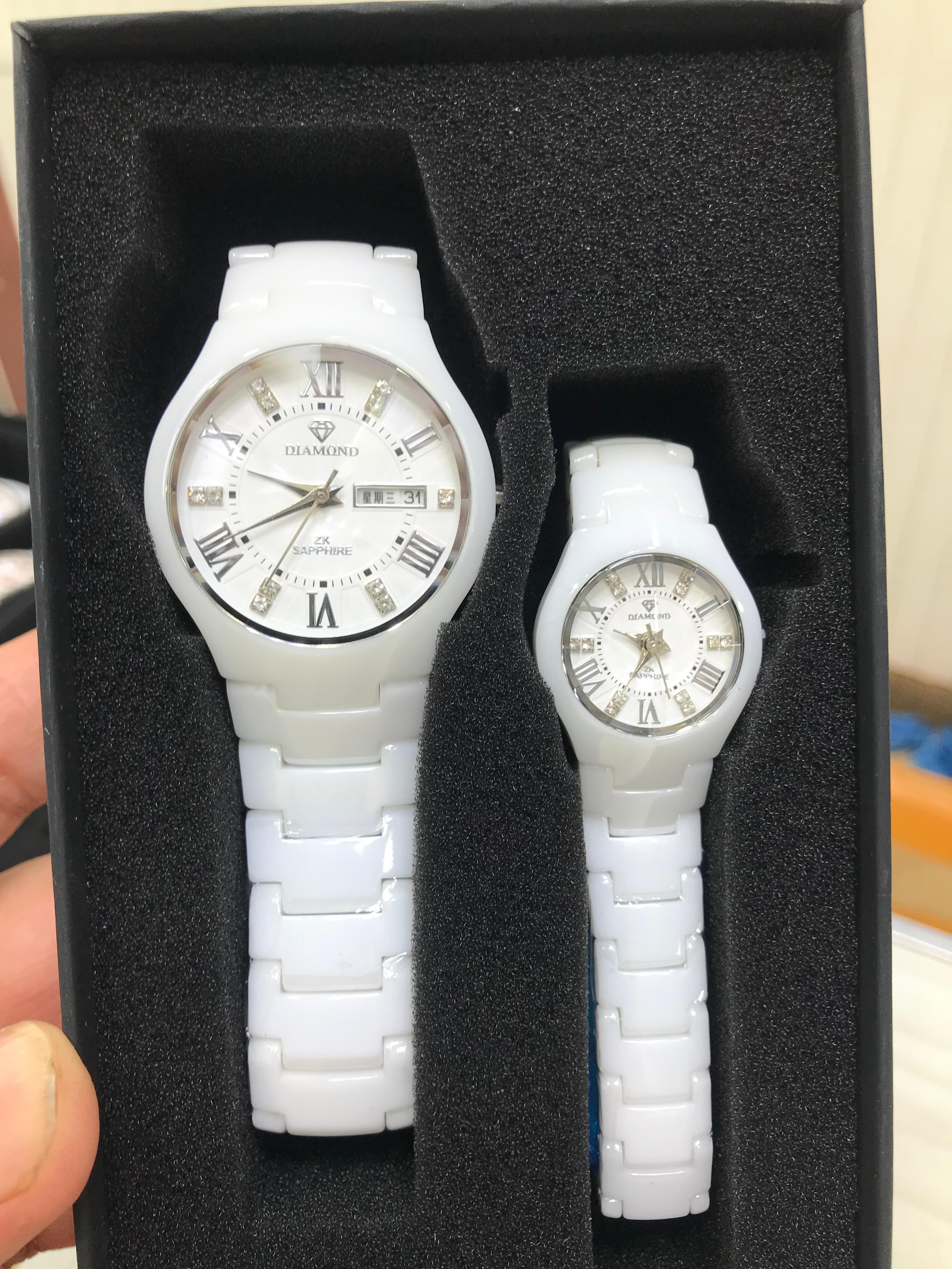 Diamond Brand Original White Ceramic Watch
