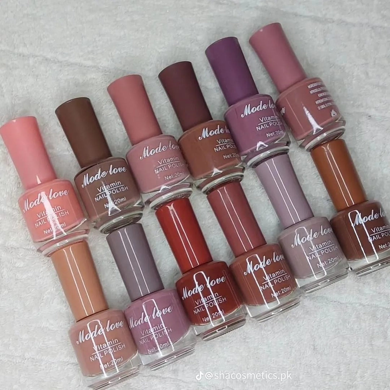 Mode Love (12pcs) Permanent Nail Paint