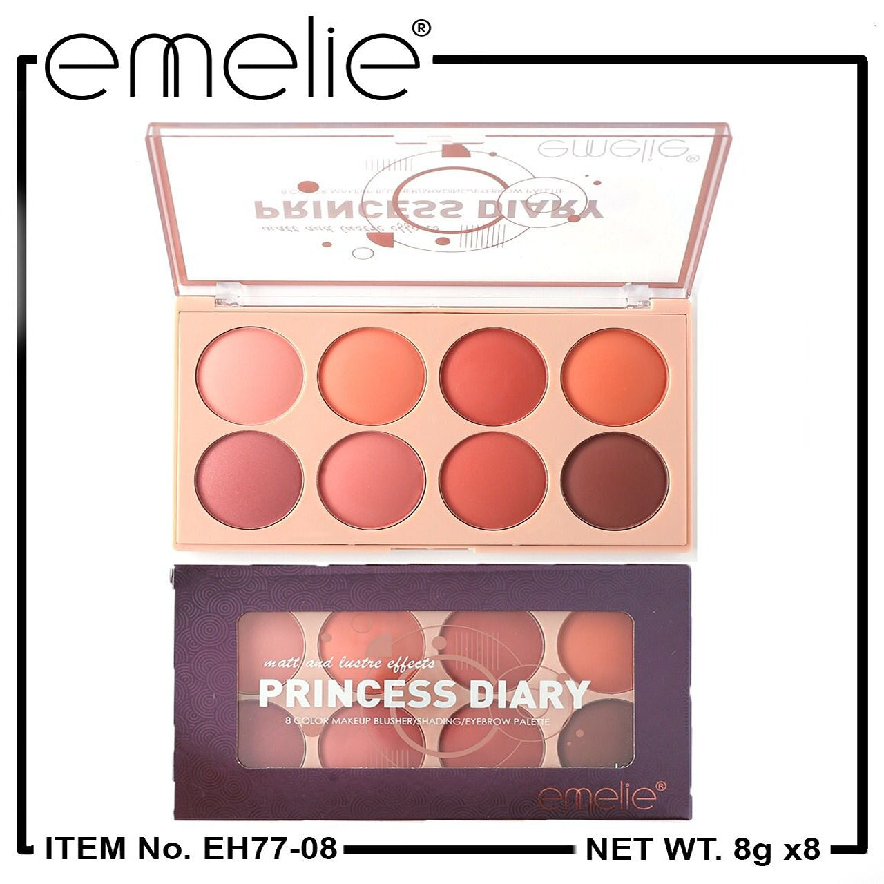 EMELIE 8 in 1 blushon