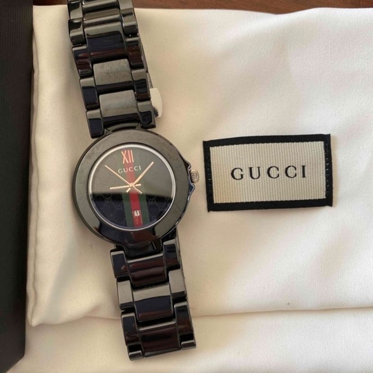 GUCCI Brand Marbles Gents Watch