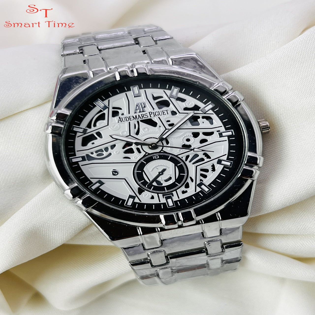 A•P Steel Chain Watch