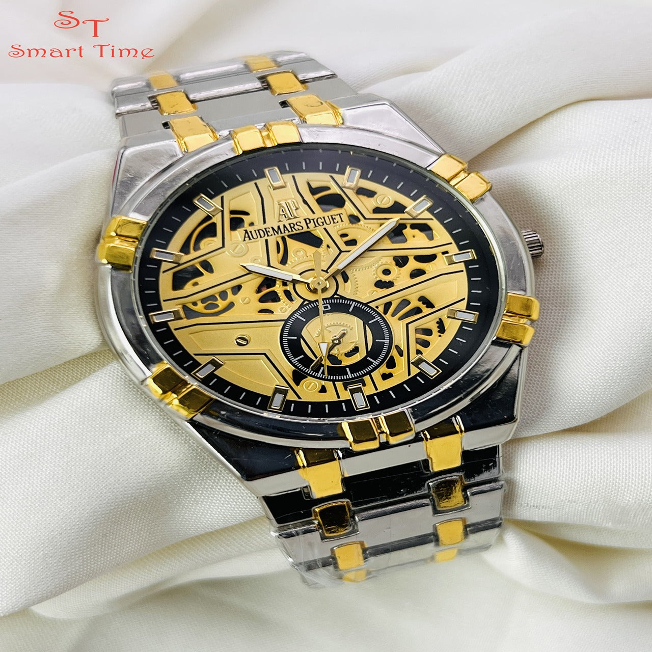 A•P Steel Chain Watch