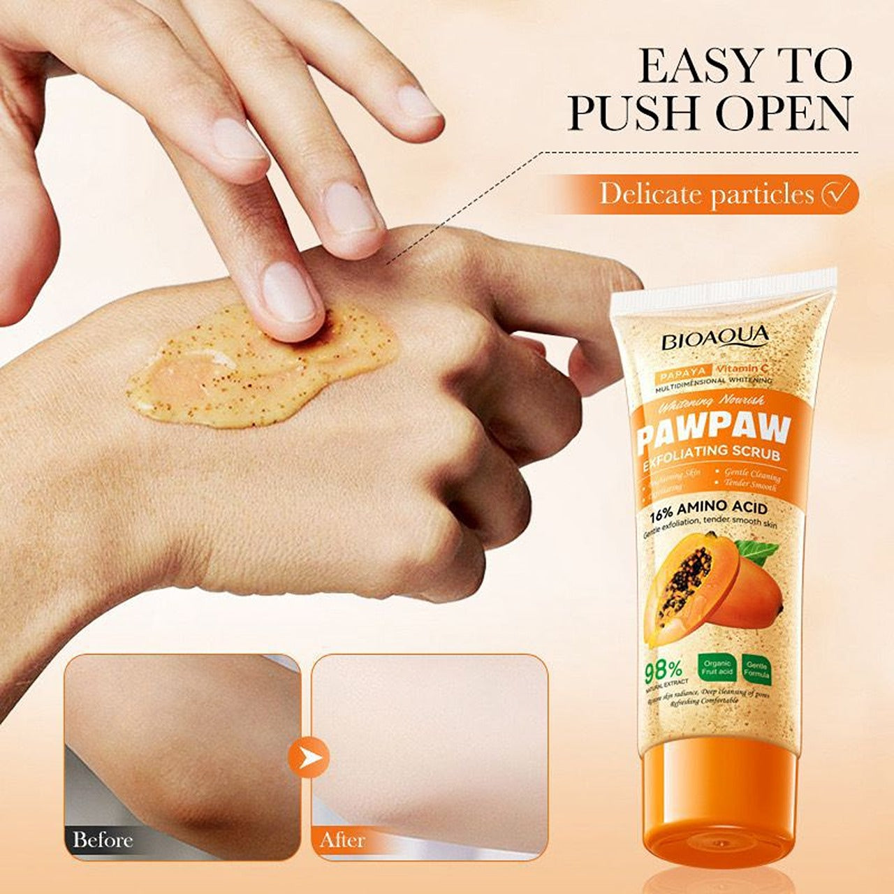 Bioaqua Papaya Exfoliating Scrub