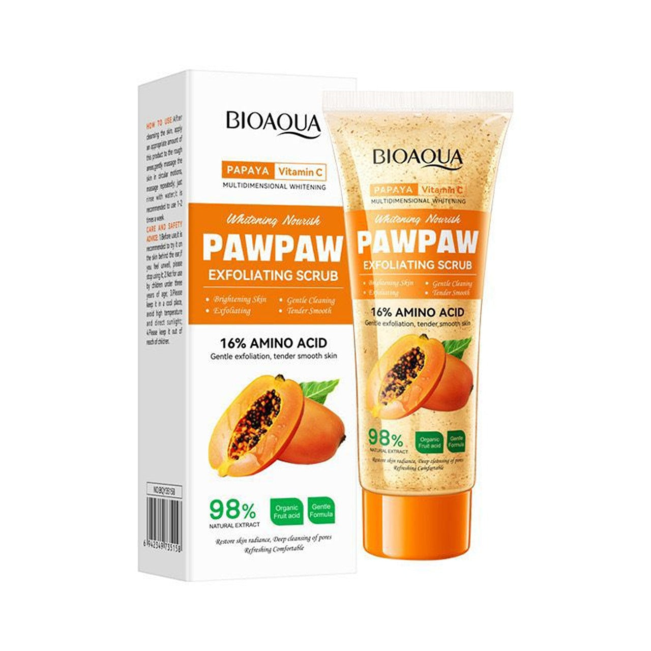 Bioaqua Papaya Exfoliating Scrub
