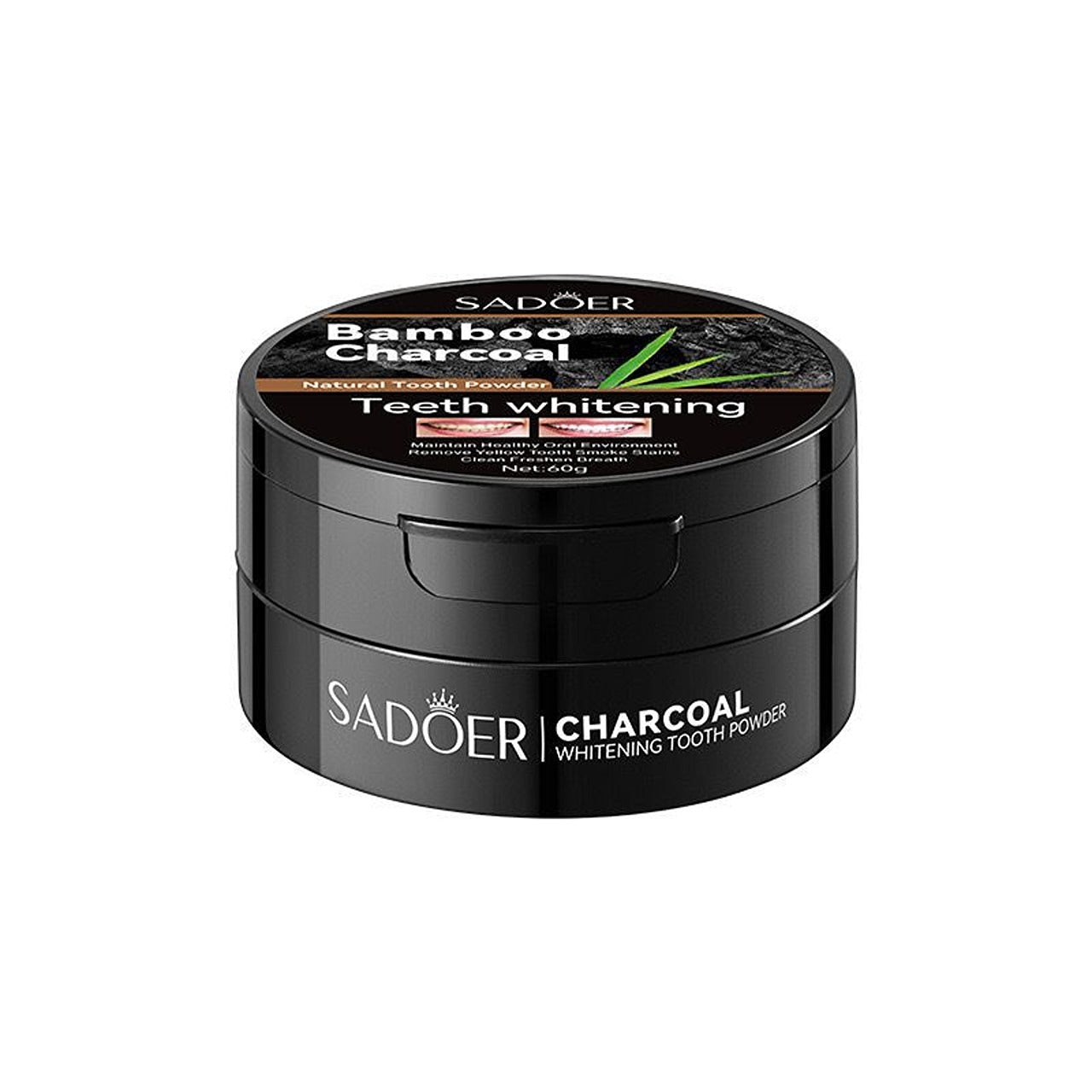 SADOER Bamboo Charcoal Teeth Whitening Powder