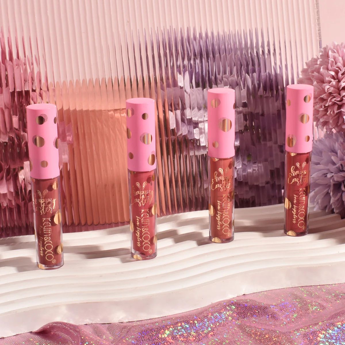 Kevin & Coco 4-in-1 Lip Gloss Set