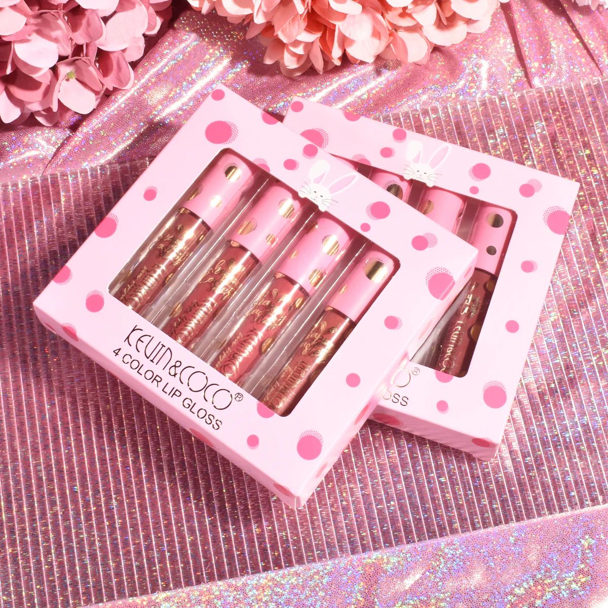 Kevin & Coco 4-in-1 Lip Gloss Set