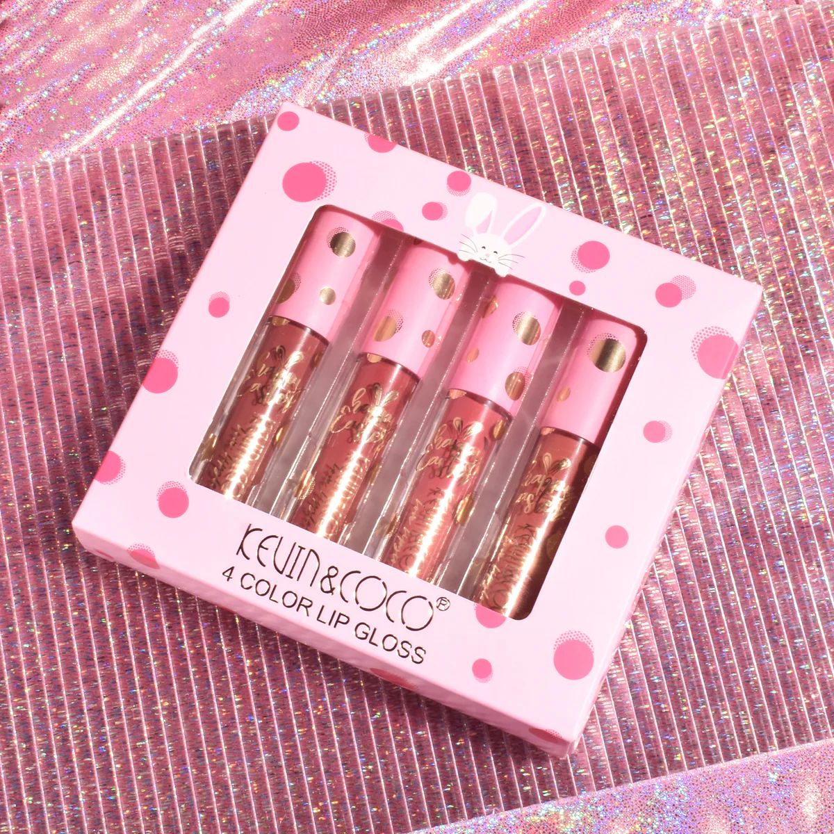 Kevin & Coco 4-in-1 Lip Gloss Set