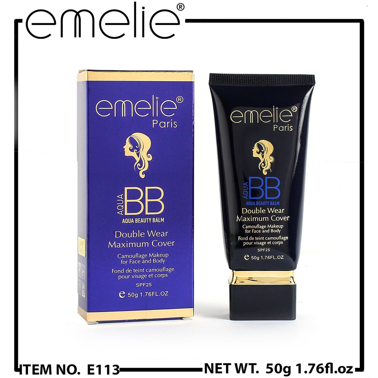 Emelie Double Wear Maximum Cover BB Cream