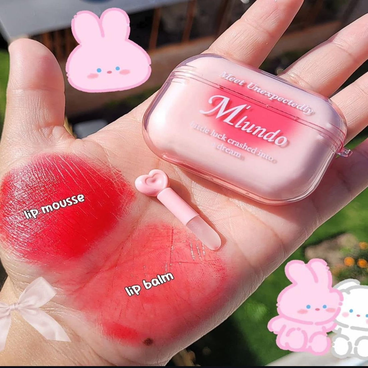 MLUNDO AirPods Lip Mousse – Long Lasting Velvet Matte Lip Color
