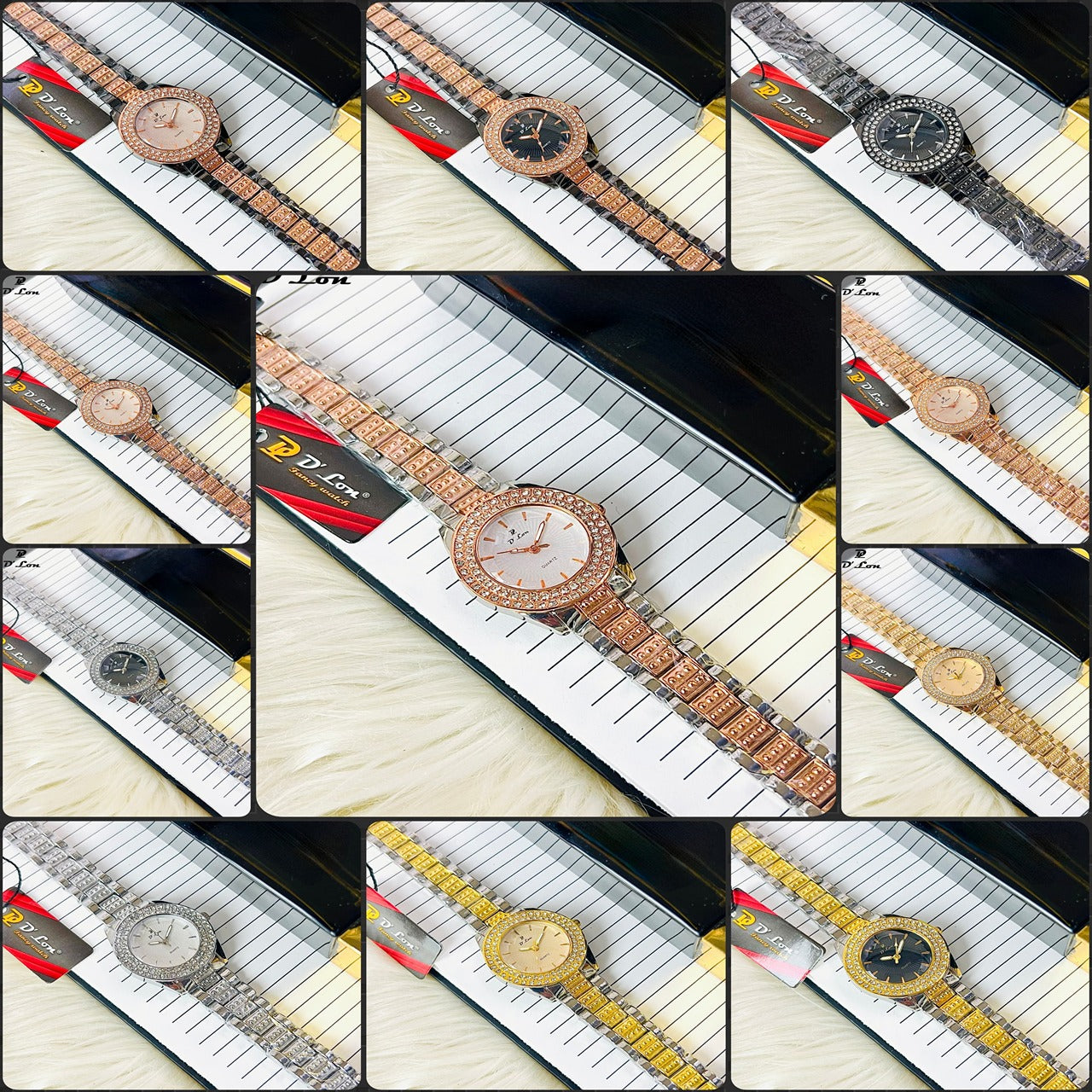 D.LON Ladies Fancy Watch – Elegant New Design for Women