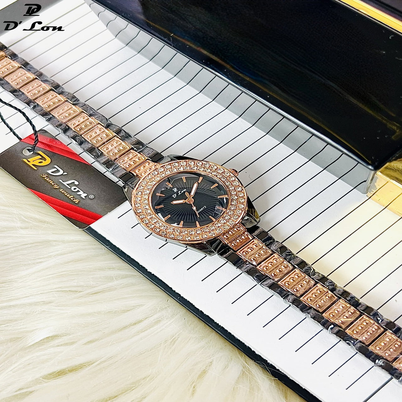 D.LON Ladies Fancy Watch – Elegant New Design for Women
