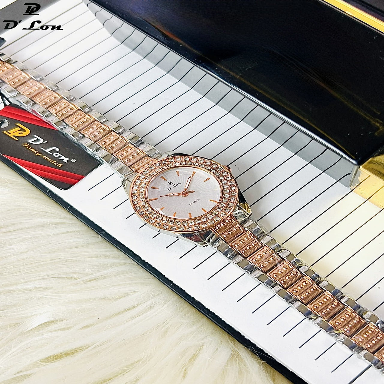D.LON Ladies Fancy Watch – Elegant New Design for Women