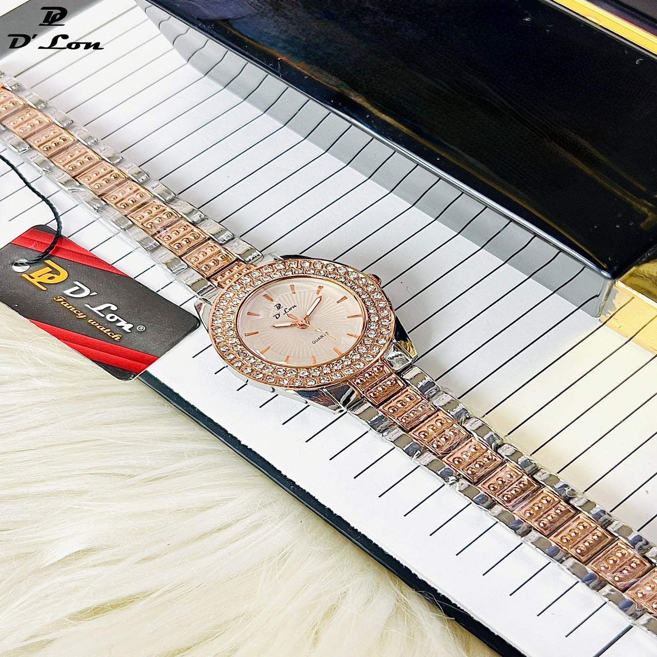D.LON Ladies Fancy Watch – Elegant New Design for Women