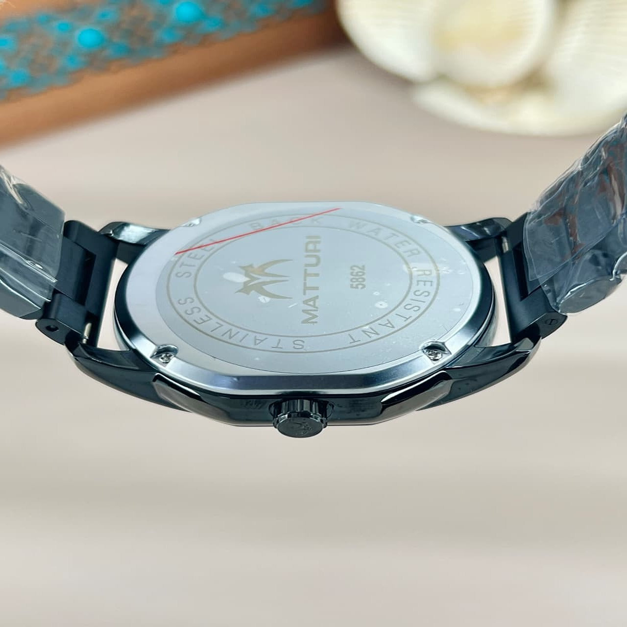 MATTURI Gents Steel Chain Watch