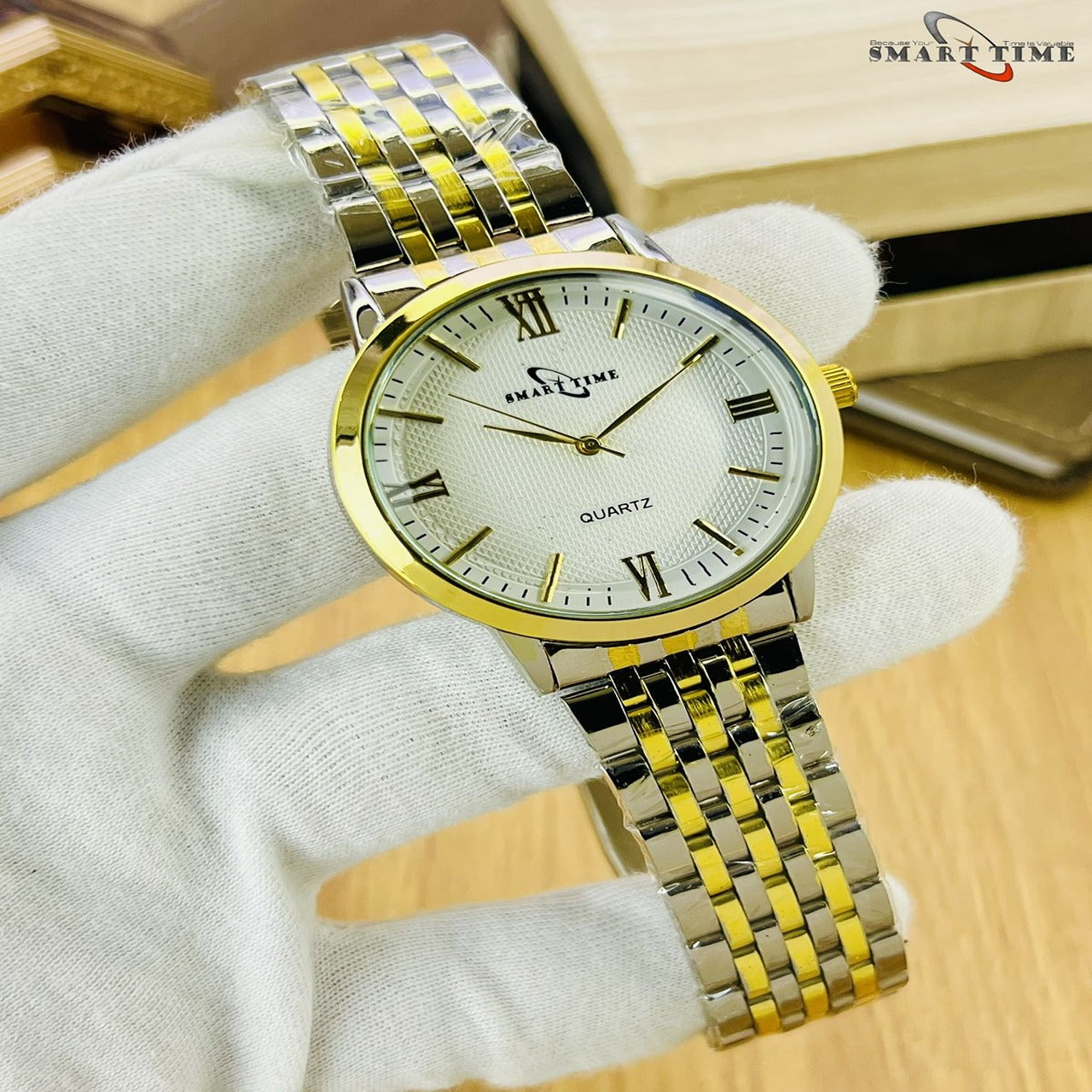 Smart Time men's steel watch