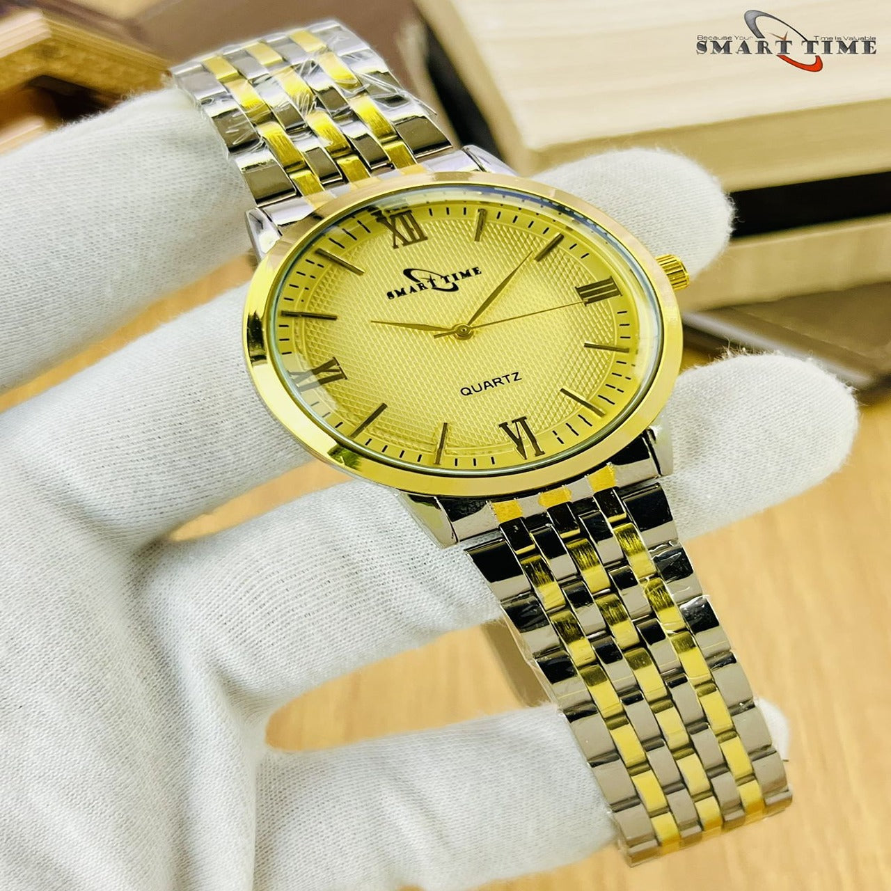 Smart Time men's steel watch