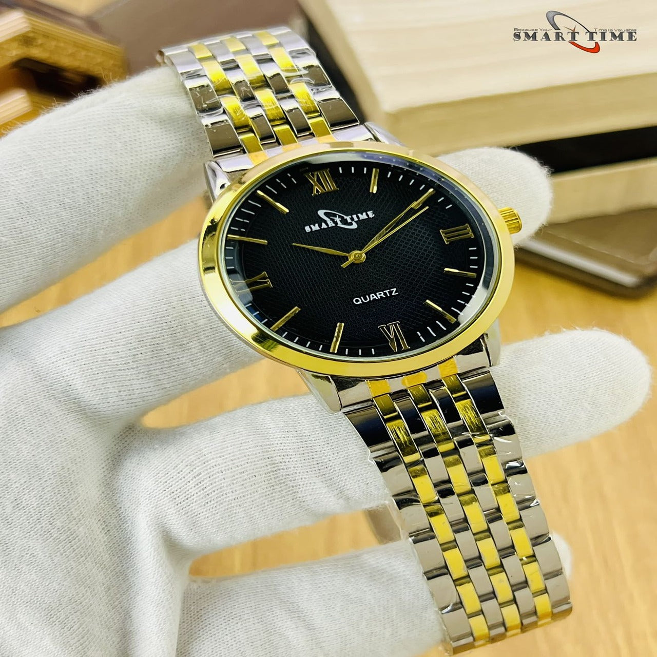 Smart Time men's steel watch