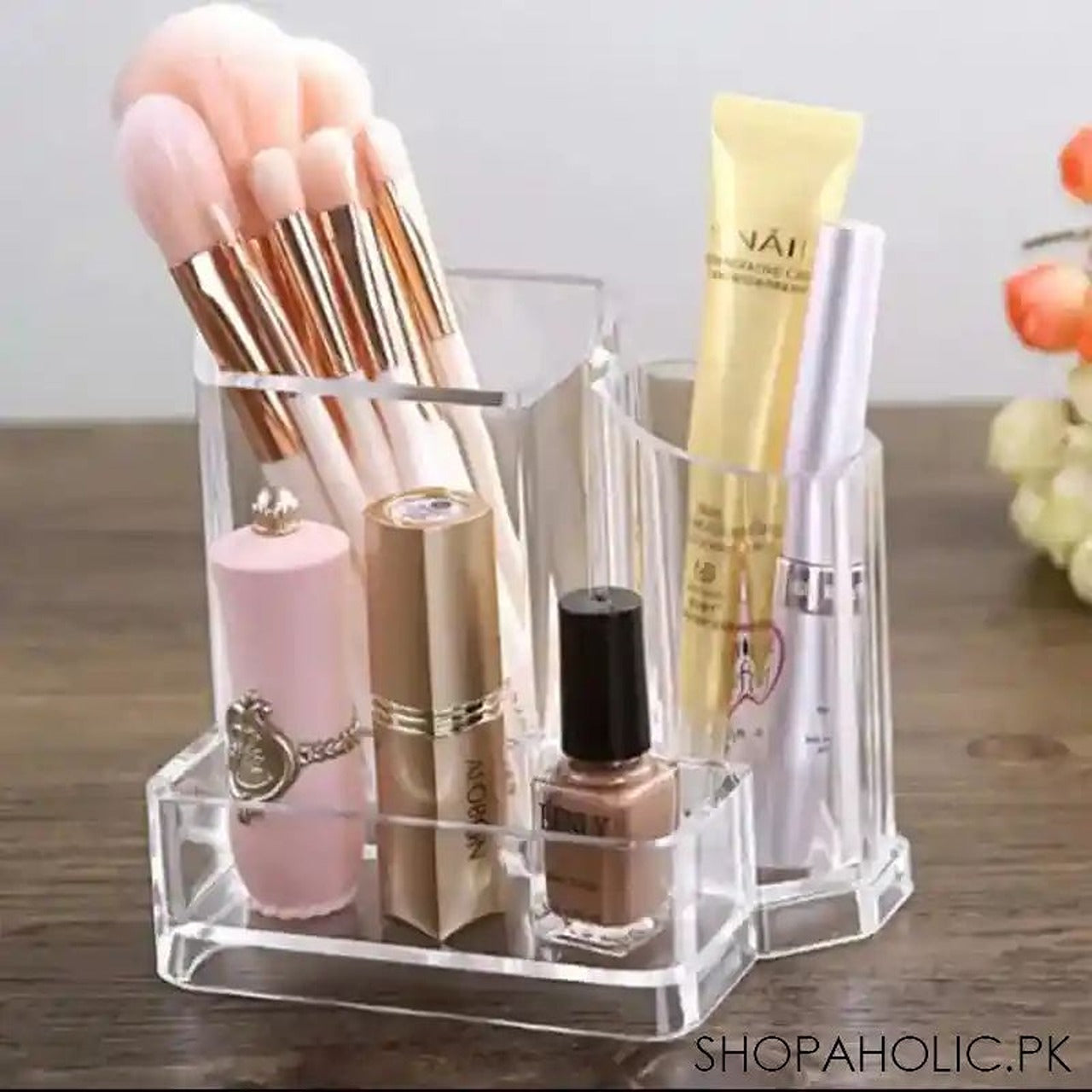 Multipurpose Plastic Organizer Box – Makeup, Stationery & Kitchen Use