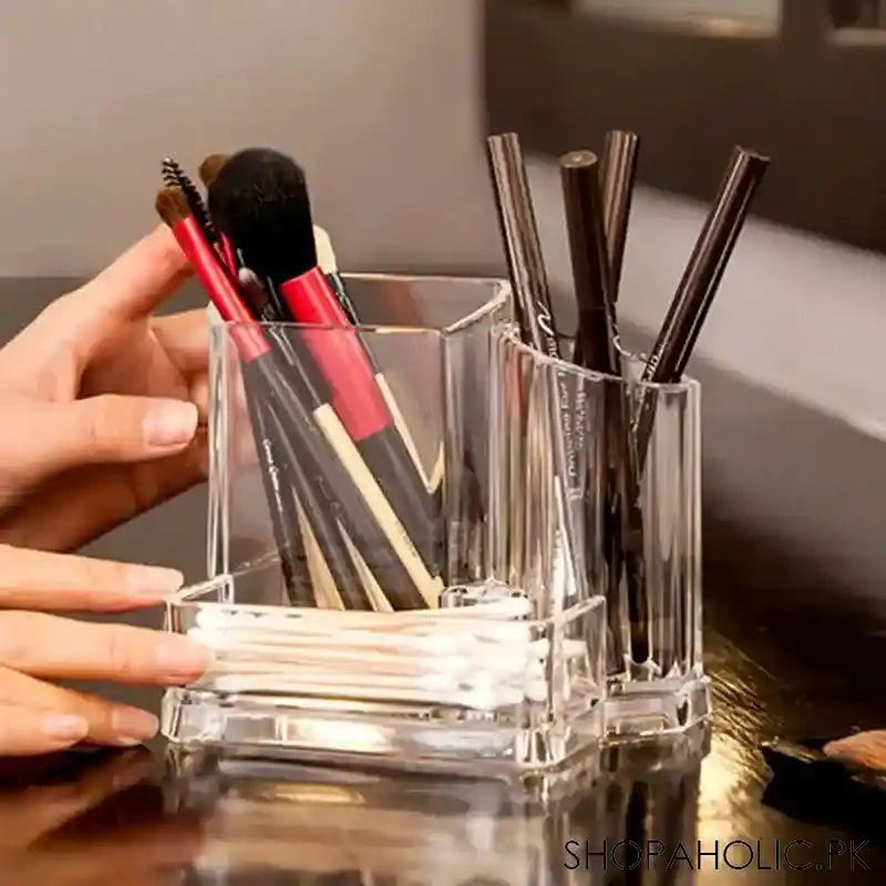 Multipurpose Plastic Organizer Box – Makeup, Stationery & Kitchen Use